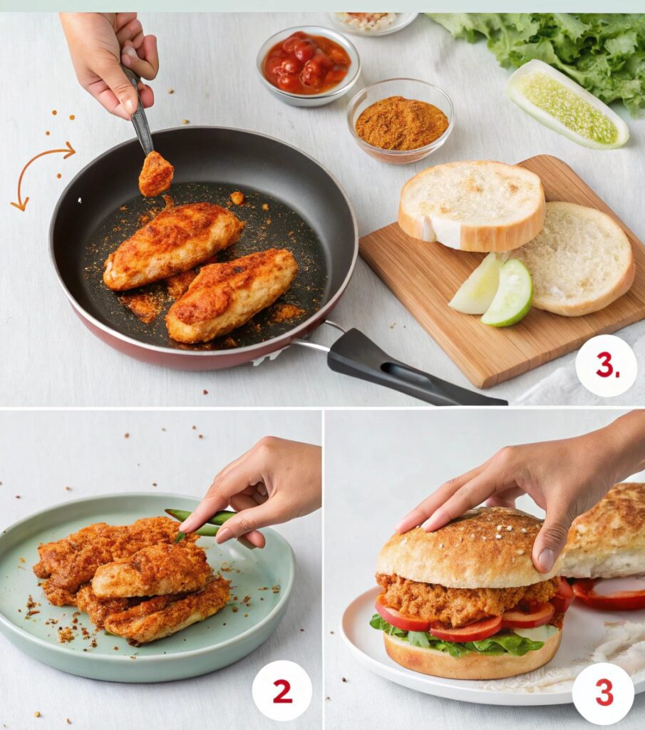 spicy chicken sandwich recipe