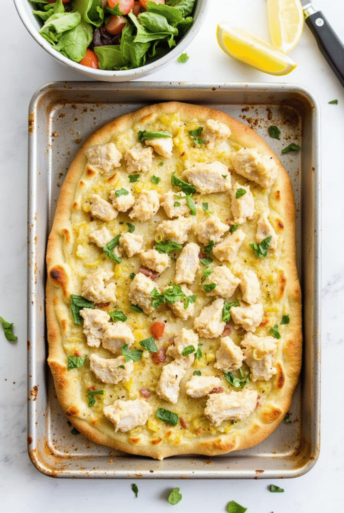 chicken artichoke pizza