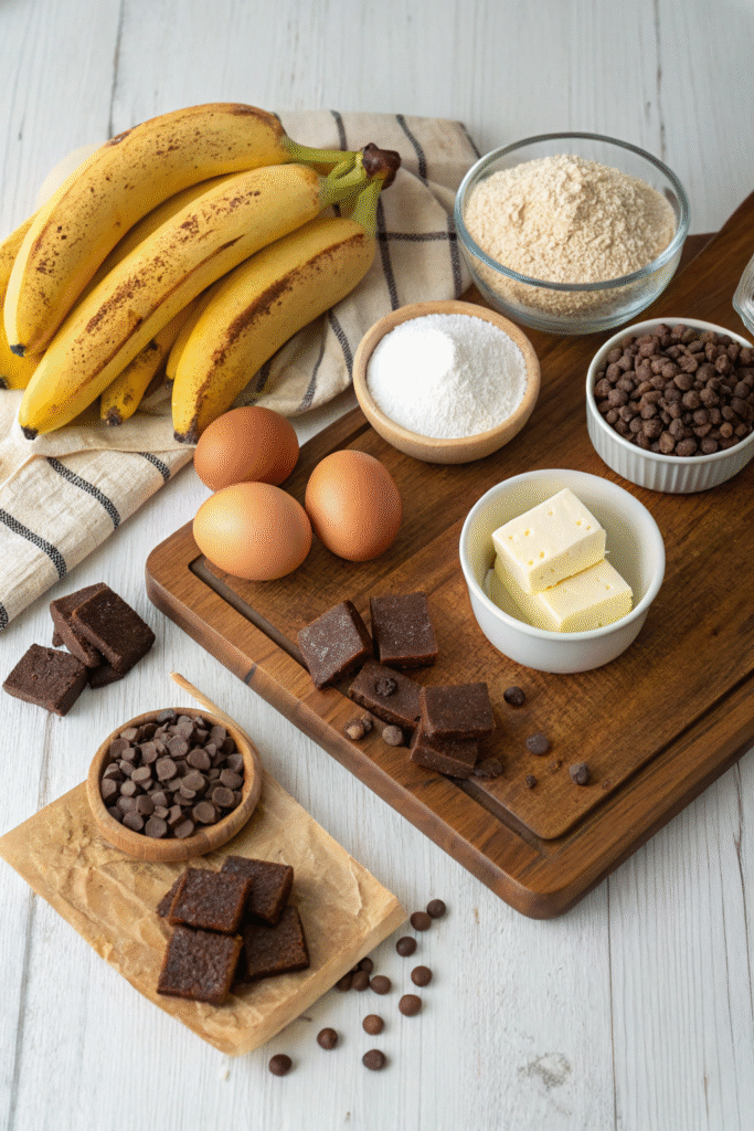 banana bread brownies recipe